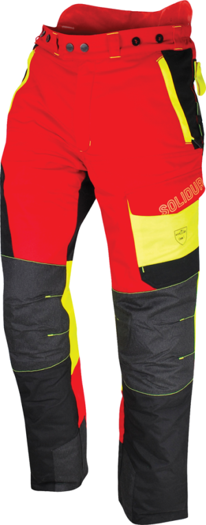 Pantalon Comfy Classe 3 Type A Coloris rouge SOLIDUR